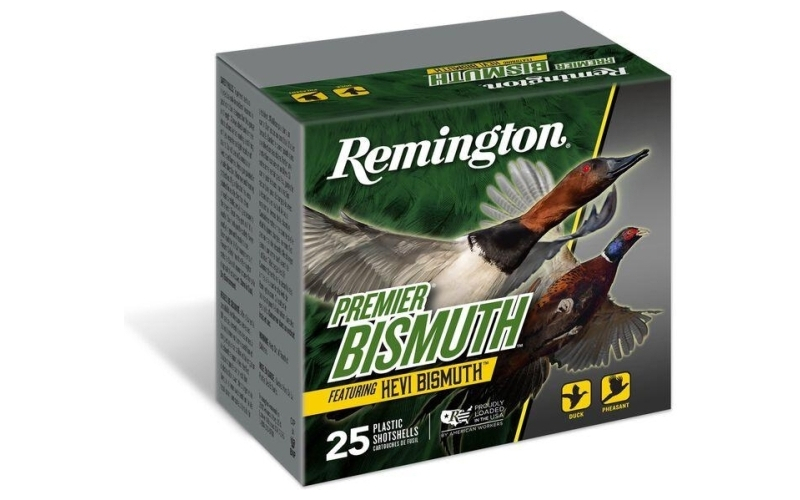 Remington 12 ga 2.75 "" 1.25 oz #2 bismuth ammo 25rd