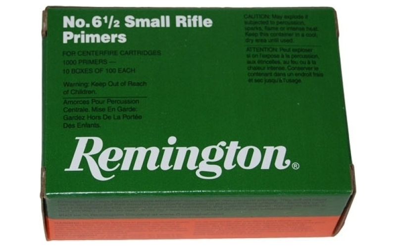Remington #6-1/2 small rifle primers 1,000/box