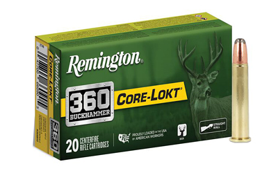 Remington Core-Lokt, 360 Buckhammer, 180 Grain, Soft Point, 20 Round Box R27742