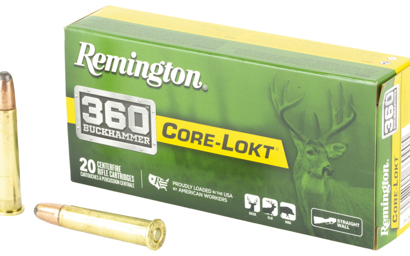 Remington Core-Lokt, 360 Buckhammer, 200 Grain, Soft Point, 20 Round Box R27743