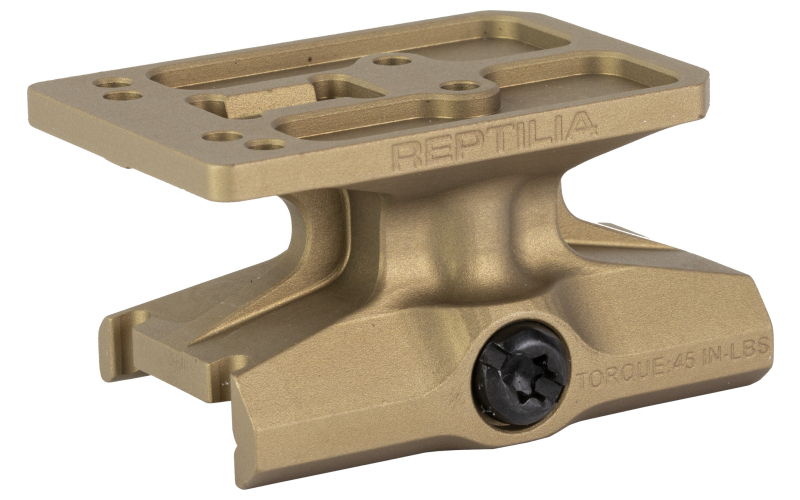 Reptilia DOT Mount, 1.93" Optical Axis Height, Compatible with Holosun AEMS, Anodized Finish, Flat Dark Earth 100-212