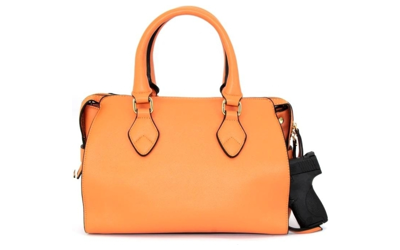Rugged rare bella concealed carry purse orange