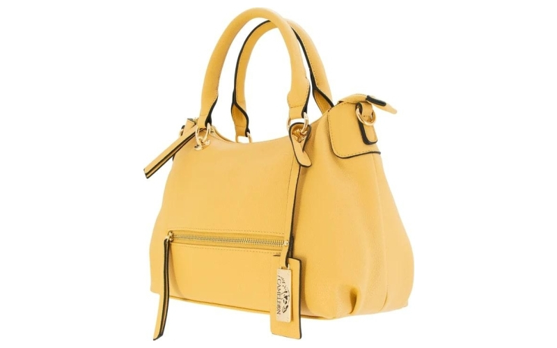 Rugged rare darcy concealed carry handbag biscuit yellow