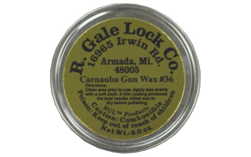 R Gale Lock Co Carnauba gun wax