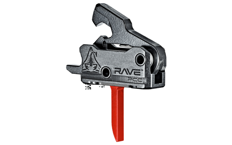 Rise Armament RAVE-PCC, Trigger, Red, Nitride T017F-PCC-RED