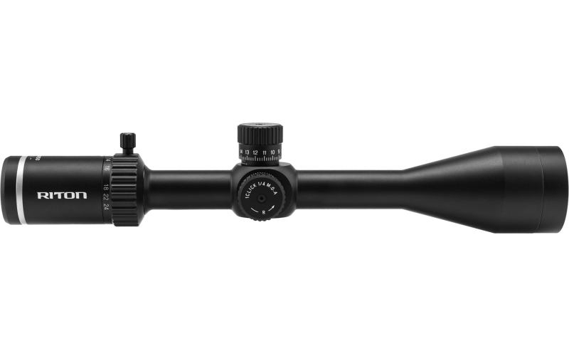 Riton Optics 1 Series CONQUER, Rifle Scope, 6-24X50, 1" Tube, R3 Reticle, Second Focal Plane, Black 1C624AS23