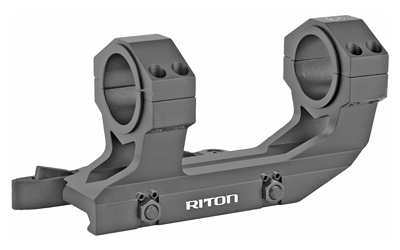 Riton Optics Mount, 30mm, Black, Quick Detach, 30mm With 1" Reducing Ring X301QD