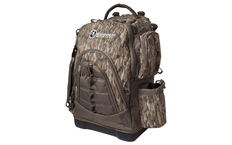 Cupped waterfowl hunting backpack mossy oak bottomland