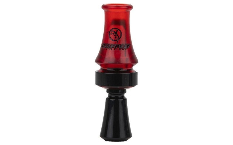Cupped comeback quack double reed red / black  game call
