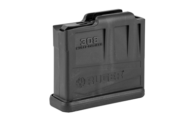 Ruger Magazine, 308 Winchester, 6.5 Creedmoor 5 Rounds, AI-Style, Polymer, Black 90561