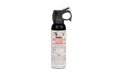 Sabre Frontiersman Max, Bear and Mountain Lion Spray, 7.9 Ounces, Black, Glow in the Dark Safety FBADX-03