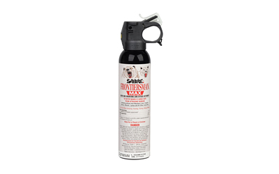 Sabre Frontiersman Max, Bear and Mountain Lion Spray, 9.2 Ounces, Black, Glow in the Dark Safety FBADX-06
