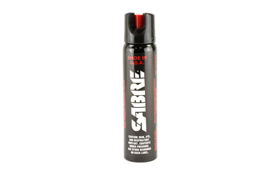 Sabre Pepper Spray, Lock Top, 4.3oz, Red Pepper, CS Tear Gas & UV Dye M-120L