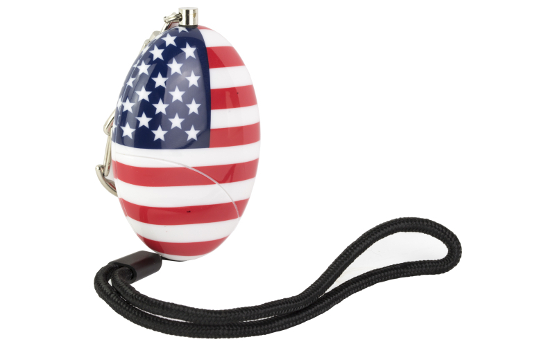 Sabre Personal Alarm, Includes Snap Clip Key Ring, American Flag PA-USA-02
