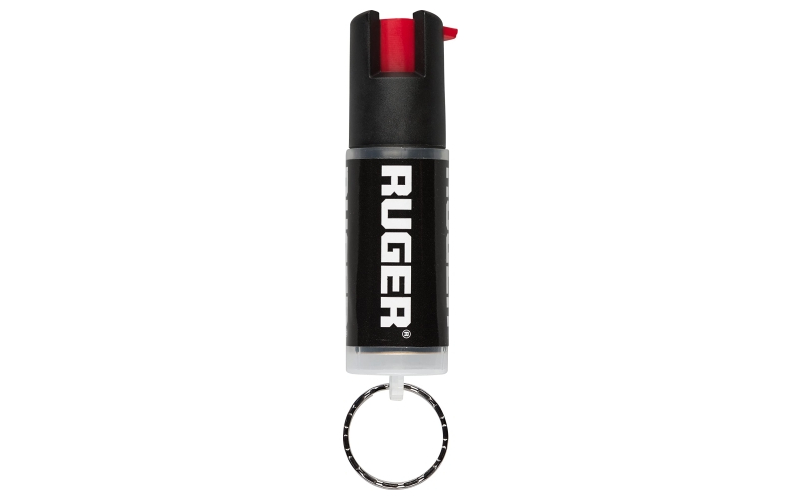 Sabre Ruger, Key Ring Pepper Spray in Small Clam, Black RU-KR