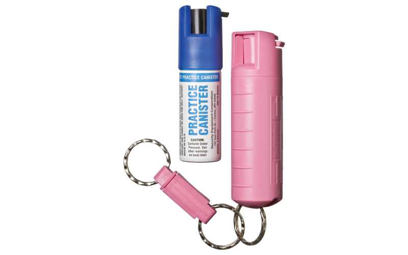 Sabre Defense Pepper Spray, New User Kit, Pink, Includes Practice Spray STUHC-14-PK