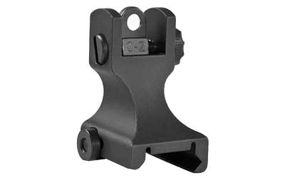 Samson Manufacturing Corp. Fixed Rear Sight, Fits Picatinny, Black, Standard Dual Aperture, 6061 Aluminum, Mil-Spec Hardcoat Anodized for Durability FXR-A2