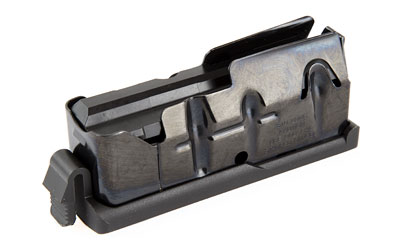 Savage Arms Magazine, Integral Release, 25-06 REM, 270 Winchester/30-06 Springfield/280 Ackley, 4 Rounds, Fits AXIS/AXIS Stainless/11 Light Weight Hunter/11Trophy Hunter XP/10 Trophy Hunter XP/11 Lady Hunter/11 Hunter XP/16 Trophy Hunter XP/110 Engage Hunter XP/11 DOA Hunter XP/110 APEX XP/110 (long action)/110 Ultralite Matte Blued Finish 55233