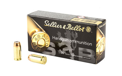 Sellier & Bellot Pistol, 45 ACP, 230 Grain, Jacketed Hollow Point, 50 Round Box SB45C