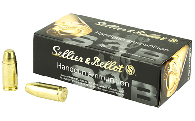 Sellier & Bellot Pistol, 9MM, Subsonic, 150 Grain, Full Metal Jacket, 50 Round Box SB9SUBB