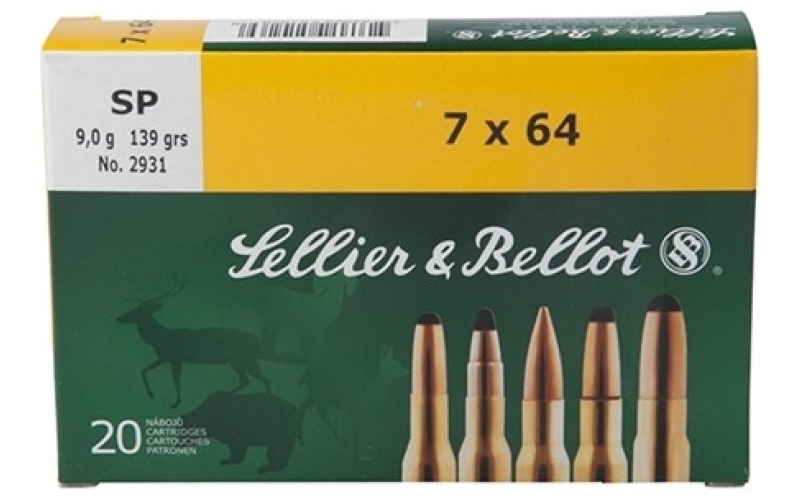 Sellier & Bellot 8x57mm jr mauser 196gr soft point 20/box