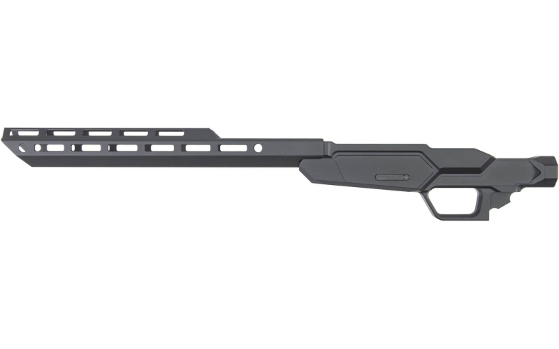Sharps Bros. Heatseeker Chassis, Fits Ruger American Ranch (Models that Utilize AR Type Magazines in 223, 300 Blackout, 350 Legend, 6.5 Grendel and 450 Bushmaster), Black SBC05