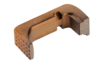 Shield Arms Magazine Catch/Release, Fits Glock 43X/48, Steel, Bronze G43X-EMR-BRONZE