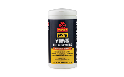Shooter's Choice Shooters Choice, FP-10 Lubricant Elite CLP Wipes, 75 Count SHF-75C-FP10