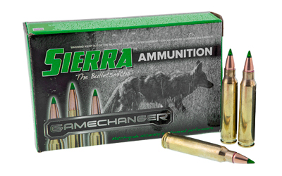 Sierra Bullets GameChanger, 223 Remington, 64Gr, Tipped GameKing, 20 Round Box A4062--09