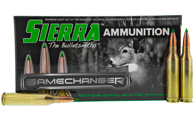Sierra Bullets GameChanger, 243 Winchester, 90Gr, Tipped GameKing, 20 Round Box A4103--02