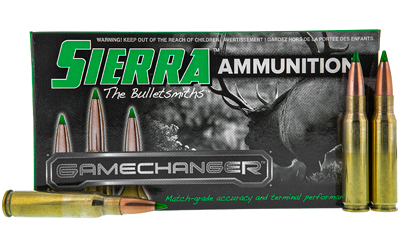Sierra Bullets GameChanger, 308 Winchester, 165Gr, Tipped GameKing, 20 Round Box A4667--01
