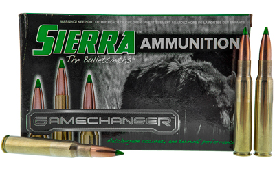 Sierra Bullets GameChanger, 30-06 Springfield, 165Gr, Tipped GameKing, 20 Round Box A4669--06