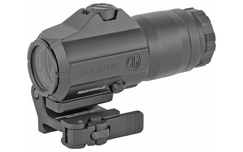 Sig Sauer Juliet3 Magnifier, 3X24mm, Powercam Quick Release Mount, Black SOJ31001