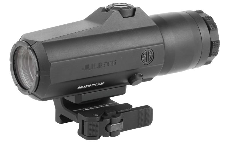Sig Sauer Juliet6 Magnifier, 6X24mm, Powercam QR Mount With Spacers, Black SOJ61001