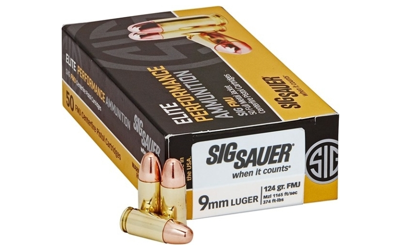 9mm luger 124gr fmj 50/box