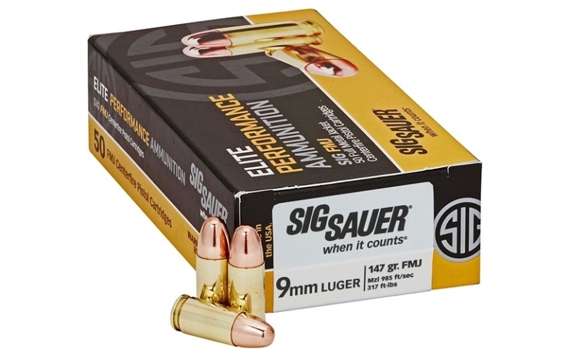 9mm luger 147gr fmj 50/box