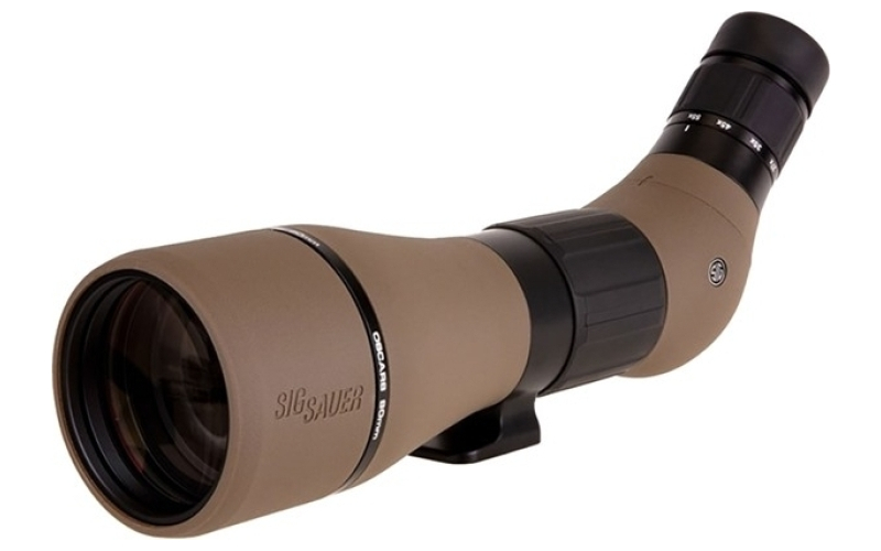 Sig Sauer 27-55x80mm angled spotting scope
