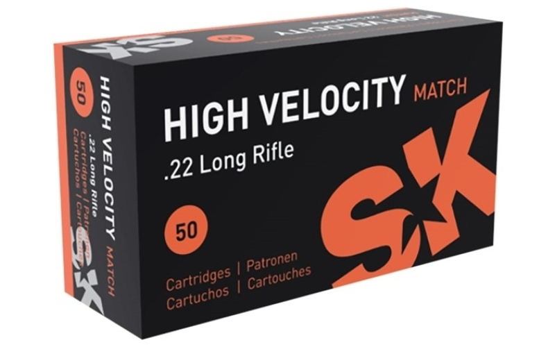 Sk 22 long rifle 40gr round nose 50/box