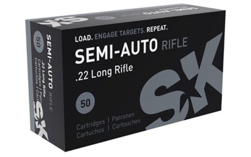 Sk 22 long rifle 40gr lead roundnose 50/box