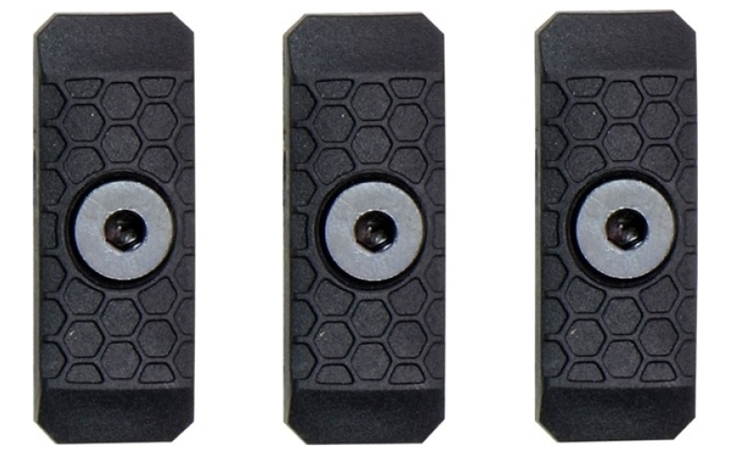 Slate Black Industries Slate grip mini panels 1-slot black 3-pack