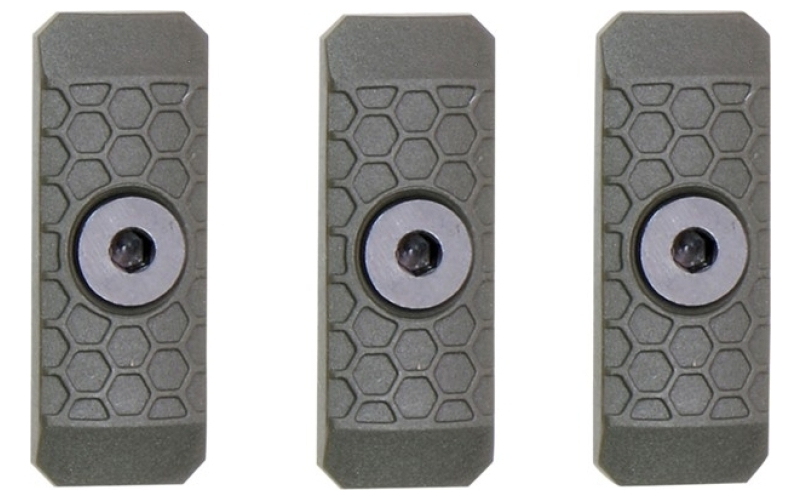 Slate Black Industries Slate grip mini panels 1-slot od green 3-pack
