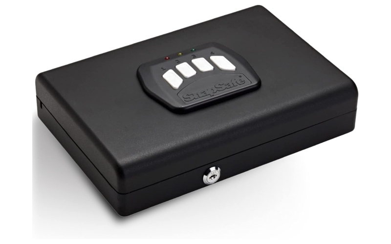 SnapSafe Keypad Safe, Black, 11"x8.5"x2.25" 75432