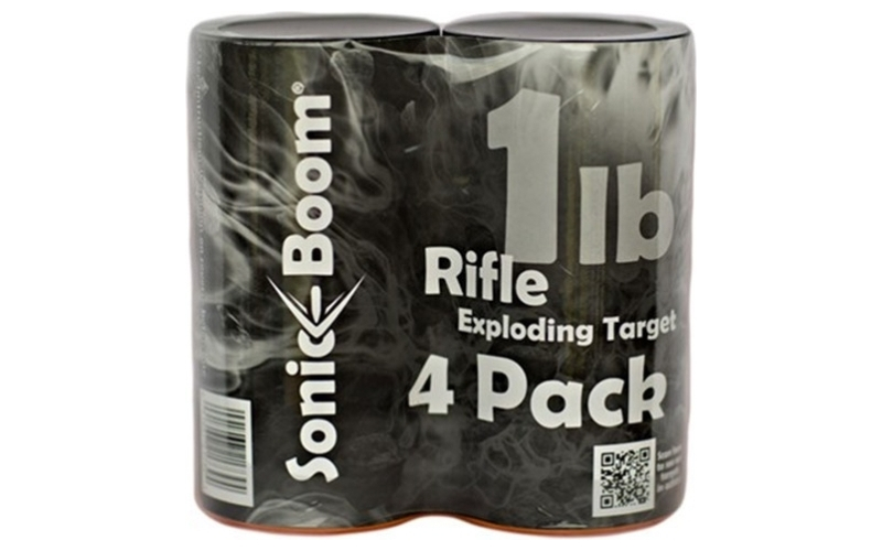 Sonic Boom 1 pound exploding rifle target 4 pack