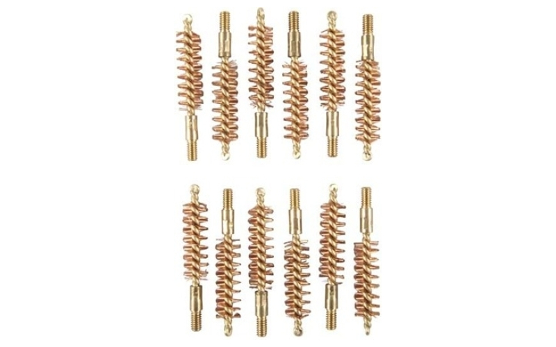 Sinclair International 9mm, 38/357 caliber bronze pistol brushes 12 pack