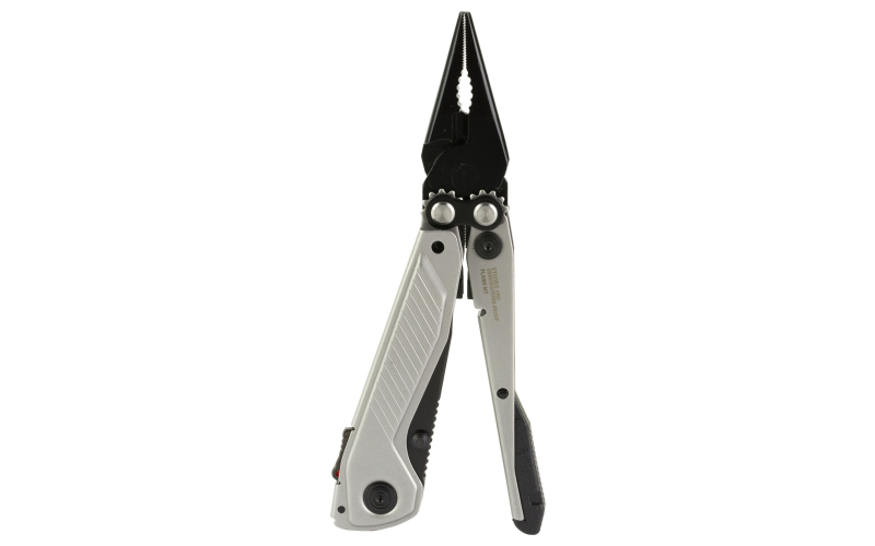 SOG Knives & Tools Flash MT, 7 Tool Multi-Tool, CRYO D2 Steel, Black and Silver SOG-29-55-01-41