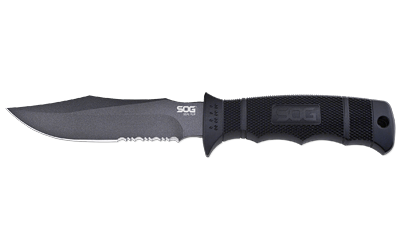 SOG SEAL PUP BLCK 4.75" NYLON W/STH