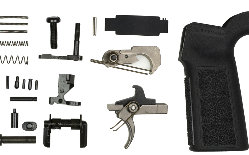 Sons of Liberty Gun Works Enhanced Blaster Guts, Lower Parts Kit, Ambidextrous Safety, Liberty Fighting Trigger, B5 Grip, Black EBG-B5-LFT-AMBI