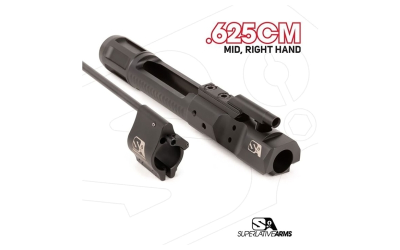 Superlative Arms Llc Di builders kit with clamp on .625'' gas black midlength rh