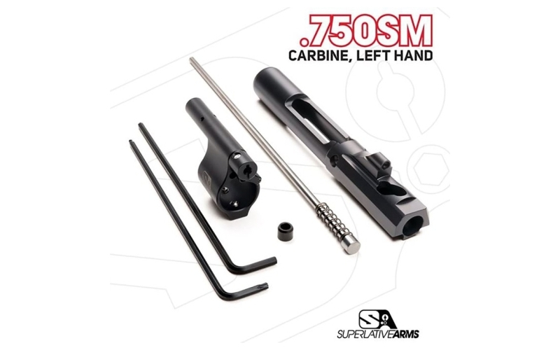 Superlative Arms Llc Ar-15 adj piston system w/solid .750'' gas block carbine lh