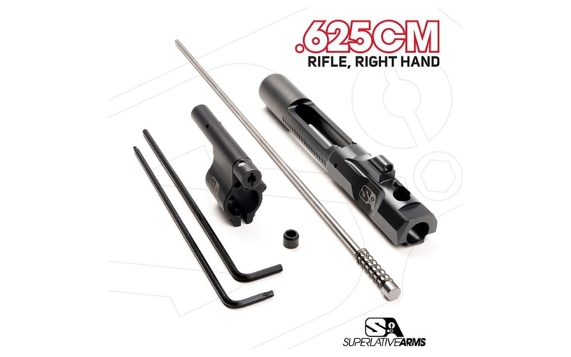 Superlative Arms Llc Ar-15 adj piston system w/clampon .625'' gas block rifle rh